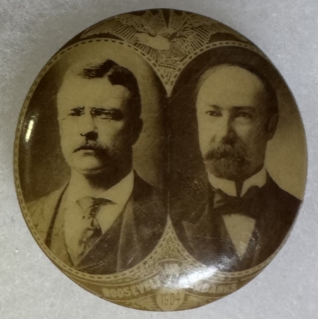 New Store Items 1904 ROOSEVELT-FAIRBANKS 1 1/4″ SEPIA JUGATE CELLO CAMPAIGN BUTTON-A MINT BEAUTY