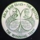 New Store Items 1956 NIXON PARTY GUEST (VP) OVAL 2 1/2″ BUTTON W/ IKE & DICK RIBBON, NEAR-MINT!