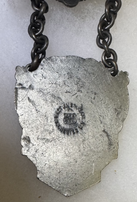 New Store Items 1940 FRANKLIN ROOSEVELT D.N.C. DELEGATE BADGE,  HEAVY  METAL W/ ENAMEL-PRETTY!
