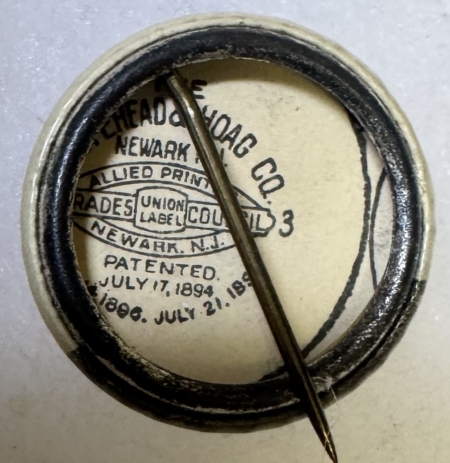 New Store Items 1904 PARKER-DAVIS 7/8″ FULL COLOR JUGATE CAMPAIGN BUTTON-MINT!