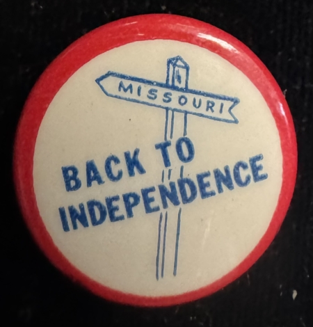 New Store Items 1948 THOMAS DEWEY (ANTI-TRUMAN) “BACK TO INDEPENDENCE” 7/8″ CAMPAIGN BUTTON-MINT
