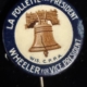 New Store Items 1928 HUEY LONG “EVERY MAN A KING” 5/8″ CAMPAIGN BUTTON W/ LONG BACKPAPER-MINT!