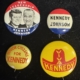New Store Items 1964 BARRY GOLDWATER LOT OF 3 DIFFERENT CAMPAIGN BUTTONS, 7/8″-1 1/4″-MINT!