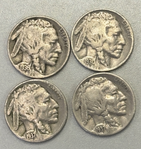 Buffalo Nickels 800+ COIN BUFFALO NICKEL WHOLESALE LOT, GOOD/BETTER, CIRC, CULL + FULL HORNS!