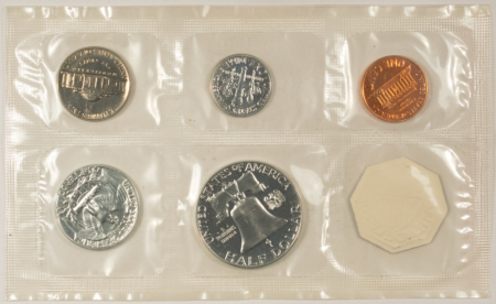 New Store Items 1963 US MINT 5 COIN PROOF SET – GEM PROOF WITH ORIGINAL ENVELOPE!