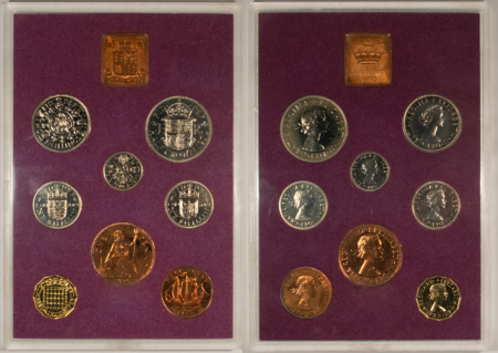 New Store Items 1970 FIRST DECIMAL PROOF COINAGE OF GREAT BRITAIN 8 COINS LOT/2 – W/ PACKAGING!