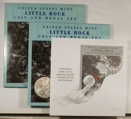 Modern Commems 2007 LITTLE ROCK COIN & MEDAL COMMEMORATIVE SET – IN ORIGINAL PACKAGING!