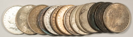 Dollars 1884-1923 LOT OF 14 CULL MORGAN/PEACE DOLLARS – CULL