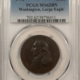 Colonials 1783 GRIPPED EDGE SMALL BUST WASHINGTON & INDEPENDENCE COLONIAL – NGC AU-53 BN