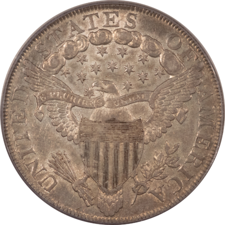 Dollars 1799 DRAPED BUST DOLLAR, B-16 BB-158 – PCGS AU-53, 55+ QUALITY, SUPER FRESH, PQ!