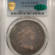 Dollars 1797 DRAPED BUST DOLLAR, 9X7 STARS, LG LETTERS – PCGS AU-53, SO FRESH, ORIGINAL!