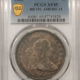 Dollars 1799 DRAPED BUST DOLLAR, B-16 BB-158 – PCGS AU-53, 55+ QUALITY, SUPER FRESH, PQ!