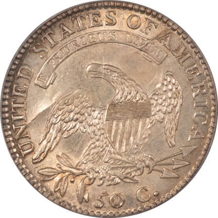 Early Halves 1812 CAPPED BUST HALF DOLLAR, O-106 R-3 – PCGS AU-53, OLD GREEN HOLDER!