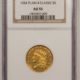 $5 1810 $5 CAPPED BUST GOLD HALF EAGLE, LG DATE LG 5 – PCGS AU-53