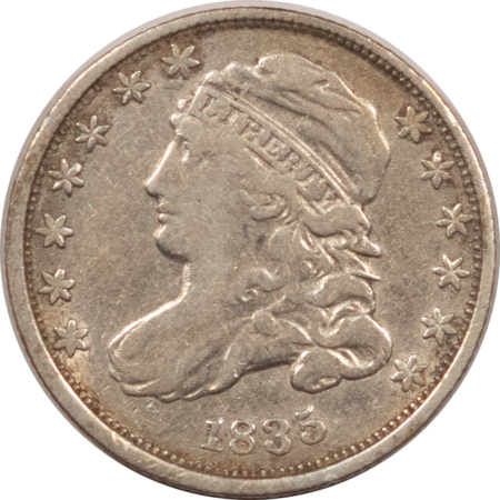 Capped Bust Dimes 1835 CAPPED BUST DIME – HIGH GRADE CIRCULATED EXAMPLE!