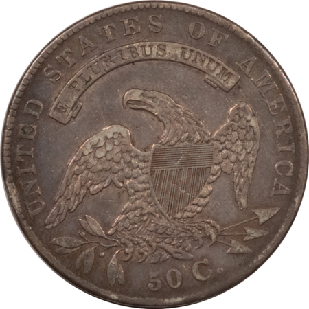 Early Halves 1836 CAPPED BUST HALF DOLLAR LETTERED EDGE – HIGH GRADE EXAMPLE, FEW EDGE BUMPS!