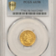 $1 1855 TYPE 2 $1 GOLD DOLLAR – PCGS MS-61, FRESH! A TRUE ORIGINAL UNC!