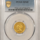 $2.50 1850-O $2.50 LIBERTY GOLD QUARTER EAGLE PCGS XF-45, REVERSE MINT MADE LAMINATION