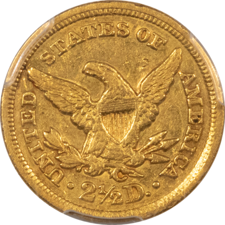 $2.50 1847-C $2.50 LIBERTY GOLD QUARTER EAGLE – PCGS XF-45 AFFORDABLE CHARLOTTE MINT!