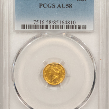 $1 1851-O $1 GOLD DOLLAR – PCGS AU-58