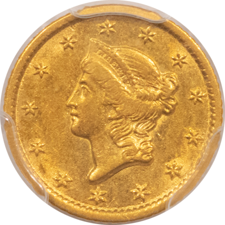 $1 1851-O $1 GOLD DOLLAR – PCGS AU-58