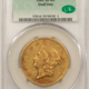 $10 1849 $10 LIBERTY GOLD EAGLE PCGS AU-58; MINT STATES ARE VERY SCARCE-ONLY 12 CAC!