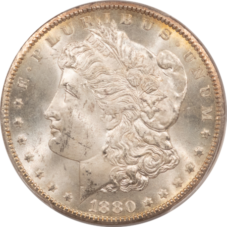 Dollars 1880-CC $1 MORGAN DOLLAR – PCGS MS-63, CARSON CITY!