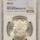 Dollars 1883-O $1 MORGAN DOLLAR – PCGS MS-64 DMPL, BLACK & WHITE, DEEP MIRROR PROOFLIKE