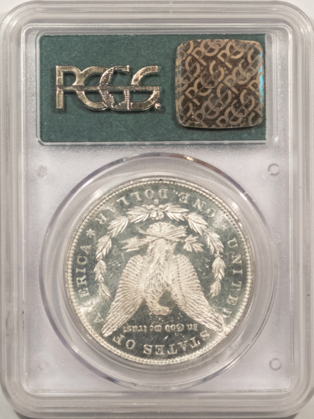 Dollars 1880-S $1 MORGAN DOLLAR – PCGS MS-63 PL, 2 PIECE OLD GREEN HOLDER, LOOKS DMPL!