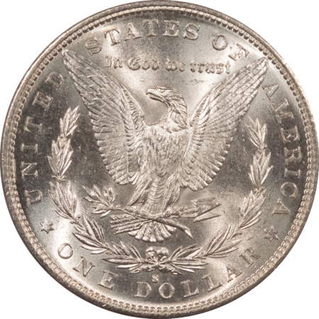 CAC Approved Coins 1882-S $1 MORGAN DOLLAR – PCGS MS-64, RATTLER HOLDER & CAC APPROVED!