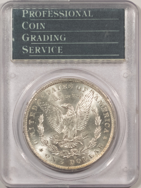 CAC Approved Coins 1885-O $1 MORGAN DOLLAR – PCGS MS-62, RATTLER HOLDER! CAC APPROVED!