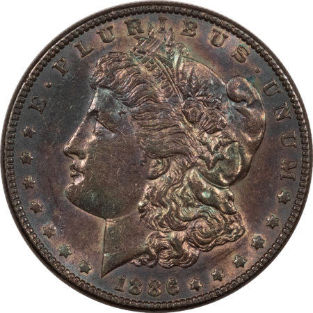 Dollars 1886 $1 MORGAN DOLLAR – HIGH GRADE EXAMPLE! PRETTY! BUT AT IN OUR OPINION!