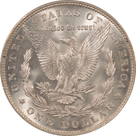 CAC Approved Coins 1887 $1 MORGAN DOLLAR – PCGS MS-63, RATTLER HOLDER! CAC APPROVED!