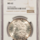 Dollars 1880-S $1 MORGAN DOLLAR – PCGS MS-63 PL, 2 PIECE OLD GREEN HOLDER, LOOKS DMPL!