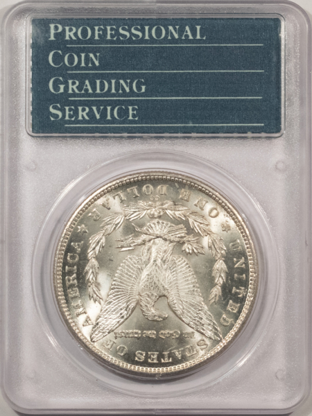 CAC Approved Coins 1890-CC $1 MORGAN DOLLAR – PCGS MS-60 RATTLER HOLDER, CARSON CITY, CAC APPROVED!