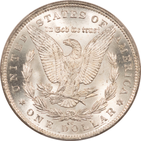 Morgan Dollars 1891-CC MORGAN DOLLAR PCGS MS-63, BLAST WHITE & PREMIUM QUALITY – LOOKS 64!
