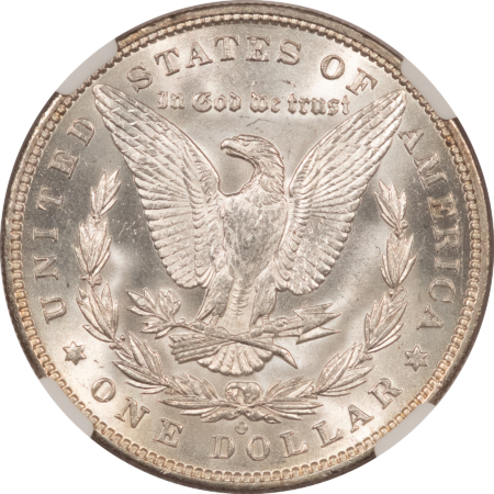 Dollars 1892-O $1 MORGAN DOLLAR – NGC MS-63, 100% WHITE AND CHOICE!