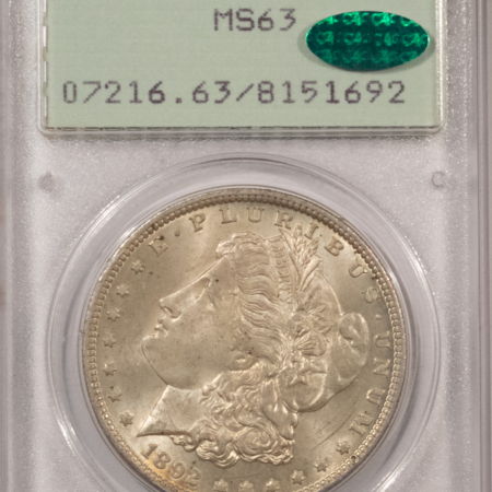 CAC Approved Coins 1892-O $1 MORGAN DOLLAR – PCGS MS-63, RATTLER HOLDER! CAC APPROVED!