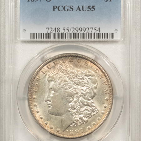 Dollars 1897-O $1 MORGAN DOLLAR – PCGS AU-55