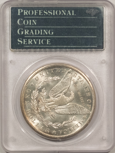 Dollars 1899-O MORGAN DOLLAR, PCGS MS-63, RATTLER-BLAST WHITE AND LOOKS MS-64+!