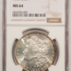 Dollars 1927-S $1 PEACE DOLLAR – PCGS MS-64, BLAST WHITE!