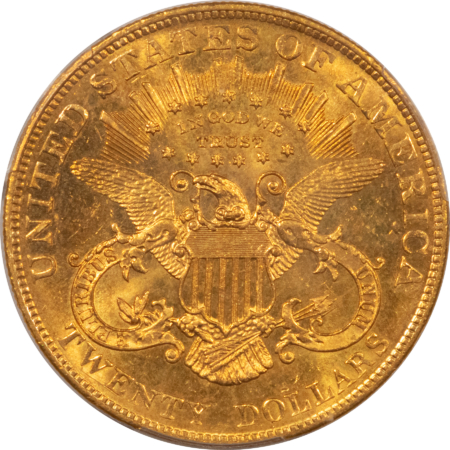 $20 1904 $20 LIBERTY GOLD DOUBLE EAGLE – PCGS MS-64, SEMI-PL AND FLASHY!