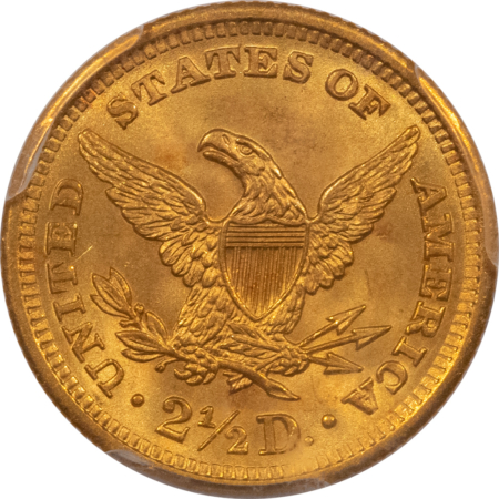 $2.50 1905 $2.50 LIBERTY GOLD QUARTER EAGLE – PCGS MS-67, SUPERB! WOW!