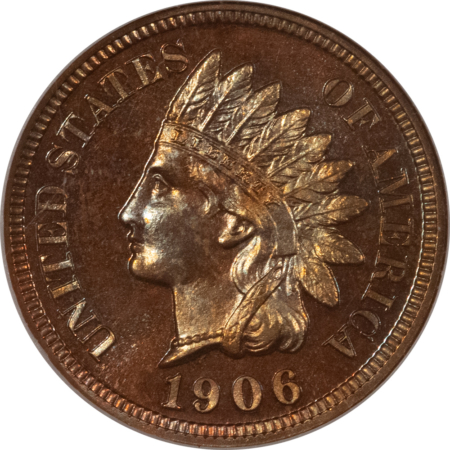 CAC Approved Coins 1906 PROOF INDIAN CENT – NGC PR-65 BN, GORGEOUS & PREMIUM QUALITY! CAC APPROVED!