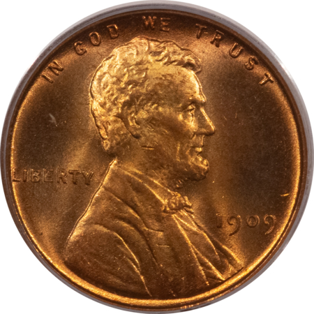 Lincoln Cents (Wheat) 1909 VDB LINCOLN CENT, DDO FS-1101 (FS-012) – PCGS MS-65 RD, BLAZING GEM!