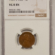 Lincoln Cents (Wheat) 1909-S LINCOLN CENT NGC VF-25 BN, PERFECT! KEY-DATE!