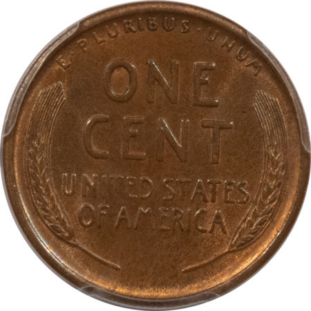Lincoln Cents (Wheat) 1909-S/S LINCOLN CENT, S/HORIZONTAL S – PCGS MS-64 RB