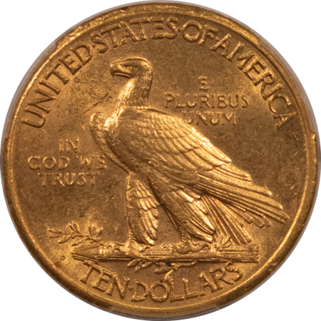 $10 1911-D $10 INDIAN GOLD EAGLE – PCGS MS-61, KEY-DATE DENVER RARITY!