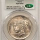 CAC Approved Coins 1928 $1 PEACE DOLLAR – CACG MS-63, FLASHY & PREMIUM QUALITY! CAC APPROVED!
