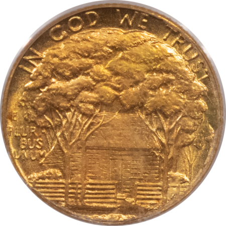 Early Commems 1922 $1 COMMEMORATIVE GOLD, GRANT W/ STAR, PCGS MS-66, SUPERB, FRESH & PQ!